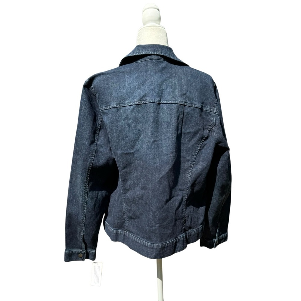 NWT Style & Co. Denim Moto Jacket - Picture 3 of 6